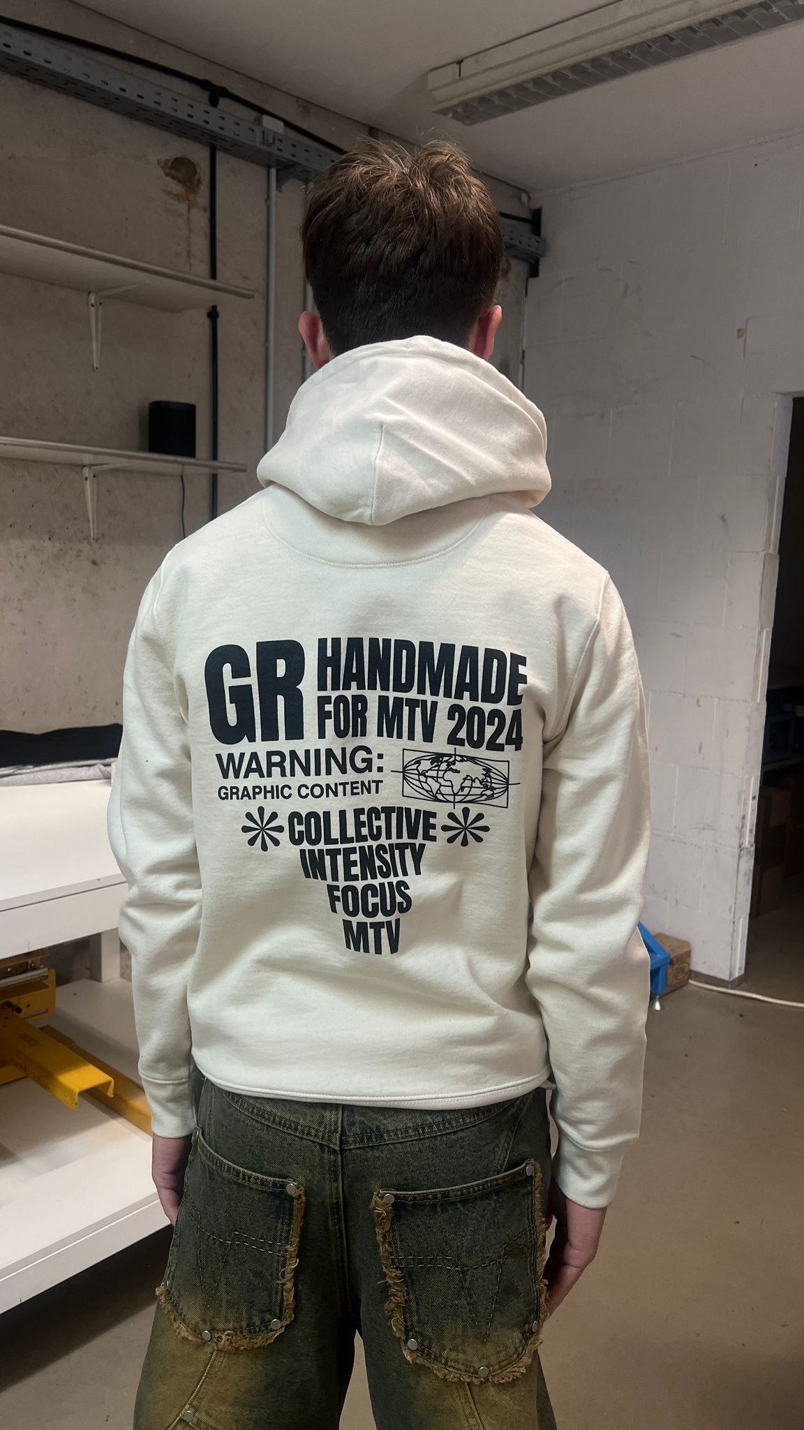 Sonderedition Gib Rillé & MTV: Hoodie GR Off White