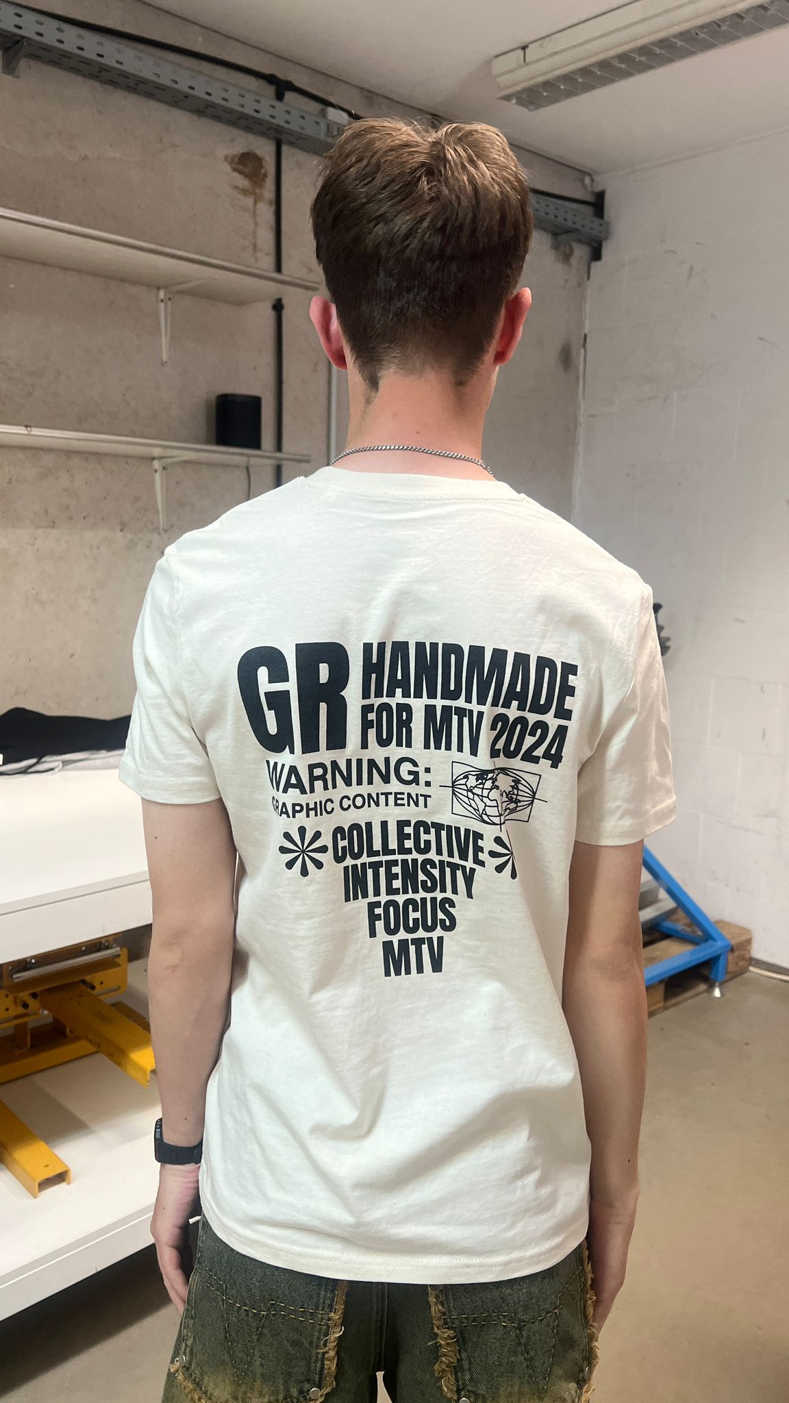 Sonderedition Gib Rillé & MTV: T-Shirt GR Off White